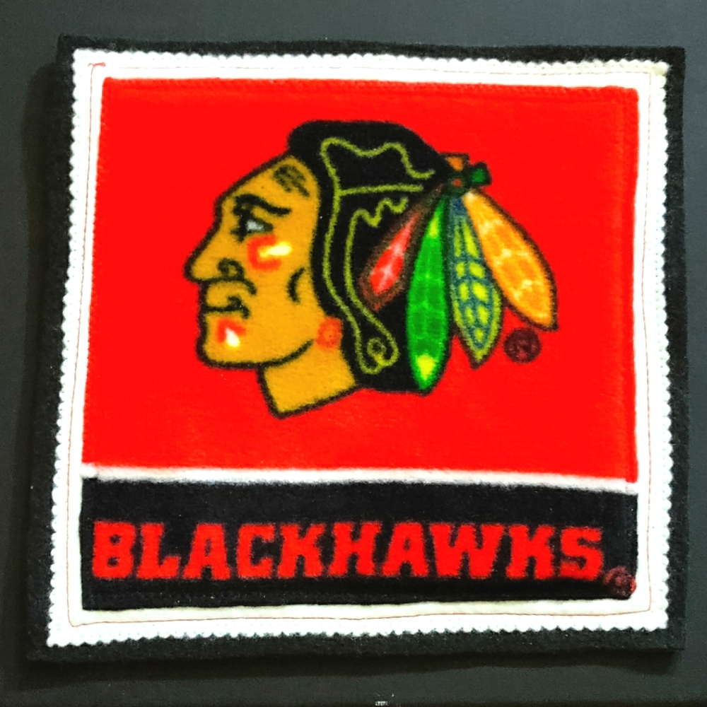 NEW (1) NHL Chicago Black Hawks Hockey Patch/Emblem/Appliqué! 8.5" x 8.5" Sew-On